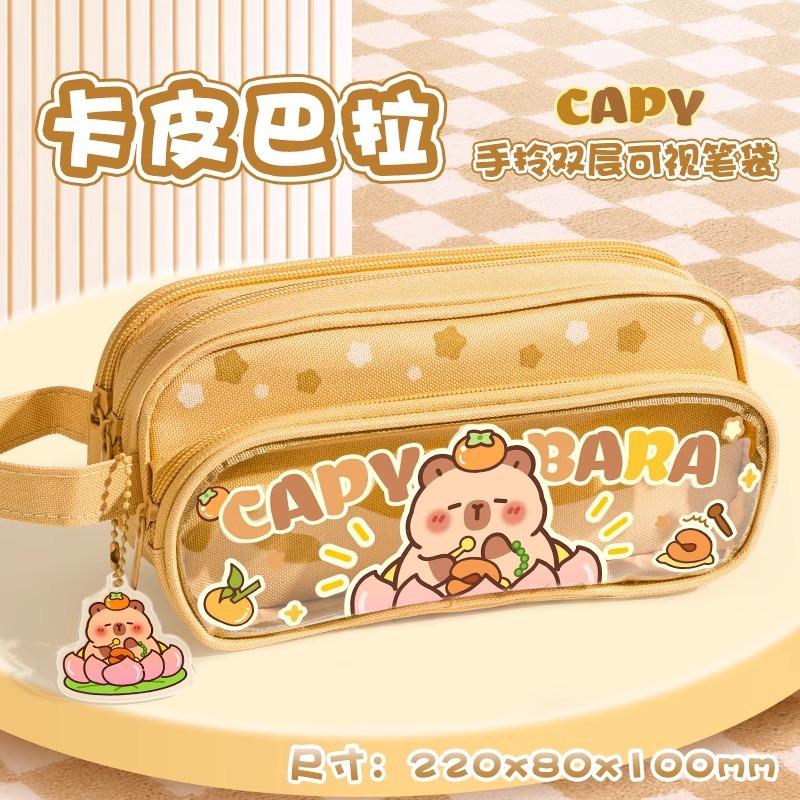 

Пенал Панда Канцелярский пенал Прозрачный Капибара Масло Медведь Студент Дети Большая Вместимость Простой Пакет Боли