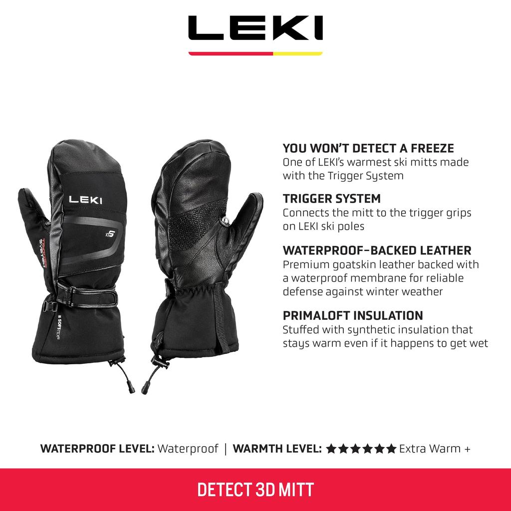 LEKI Ski Gloves 653841601 DETECT XT 3D MITT /
