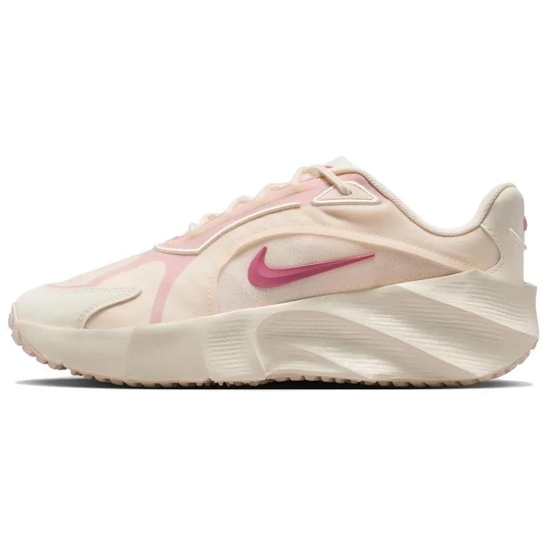 Nike Womens Aura Edge 'Chalk' (women's sizes) Chalk / Pale Ivory / Elemental Pink / Peony Casual Shoes HQ7025 100