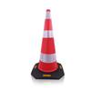 EVA 70cm Uncrushable Reflective Traffic Cone - Red