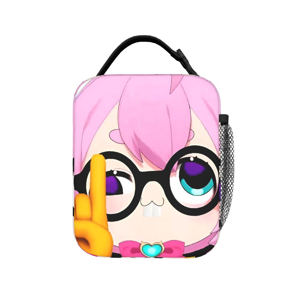 Trickcal C-Chibi Go Games Merch Insulated Lunch Bag For Travel Food Storage Bag Portable Thermal Cooler Lunch Boxes