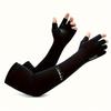 Ice Silk Arm Sleeves Summer Breathable Anti-uv Quick-dry Cycling Sleeves Sunshade Non-slip Touchscreen Hiking Driving Arm Cover