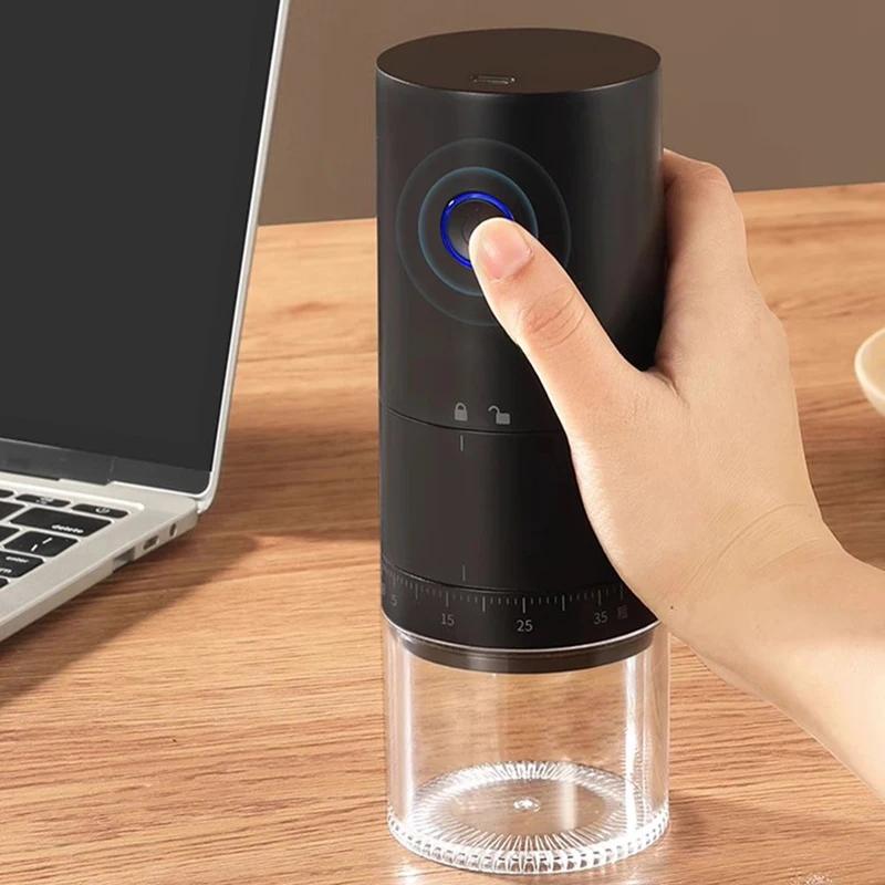 2025 Elektryczny młynek do ziaren kawy Akumulatorowy Automatyczny Młynek Przenośny młynek do kawy ze stalowym rdzeniem