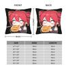 Chibi Kasane Teto Pillow Case  Square Pillow Cover Funny Cushion Cover For Sofa Bedroom Home Decor