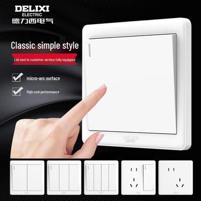 Delixi CD815 Single-Gang Light Switch