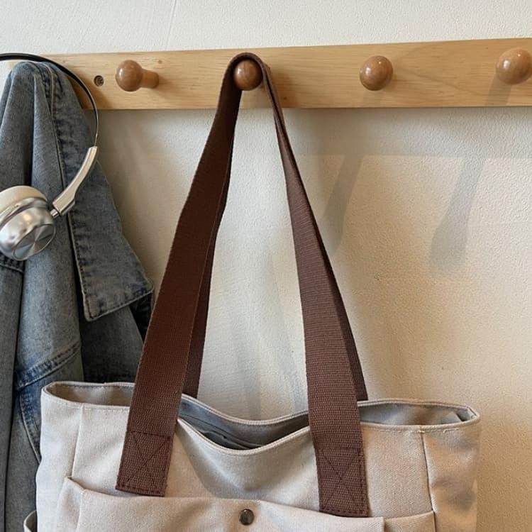 Large capacity canvas tote bag women's shoulder bag