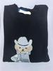 2025 Women's Heavy-Duty Pure Cotton Little Bear Cartoon Sweater - Autumn/Winter