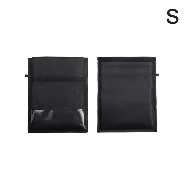 

Чехол-конверт с RFID-экраницией, блокирующий, анти-отслеживающий, сумка Фарадея для телефонов, устройств, большой кошелек-чехол, ID-карта, ключ от машины, черный S