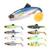 2oz 20.3cm Swim Baits for Freshwater Saltwater Soft Fishing Lures Paddle Tail Swimbaits Artificial Baits Fishing Lure