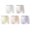 Labby Girls' Pure Cotton Boxer Briefs - 5-Pack
