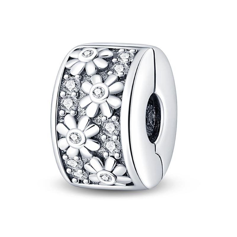 Copper Clips Copper Stars Moon Sun Daisy Clip Charms Butterfly Safety Chain Fit Original Bracelet Diy Jewelry Gifts