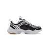 Li Ning Kids Sports Lifestyle Series Comfortable Fashion Durable Low-Top Casual Shoes Kids Sneaker Black White YKCU244-3