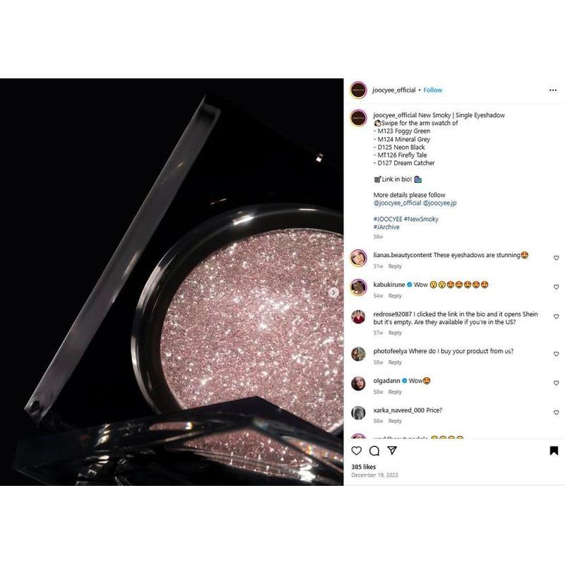 JOOCYEE - New Smoky Eyeshadow Single - 5 Colors