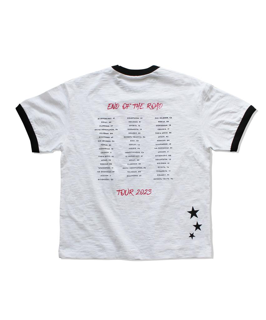 MAINBOOTH [Kiss] End Of The Road T-Shirt (White)
