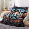1 Pezzo Coperta in Flanella con Stampa Cartone Animato, Alta Qualità Confortevole per Tutte le Stagioni, Decorazione per la Casa, Calore e Comfort, Perfetta per Regalo di Natale Compleanno