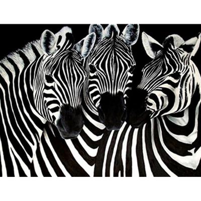 Volle 5D Diy Diamant Malerei drei Zebras Stickerei Kreuzstich Home Decor handgemachtes Geschenk