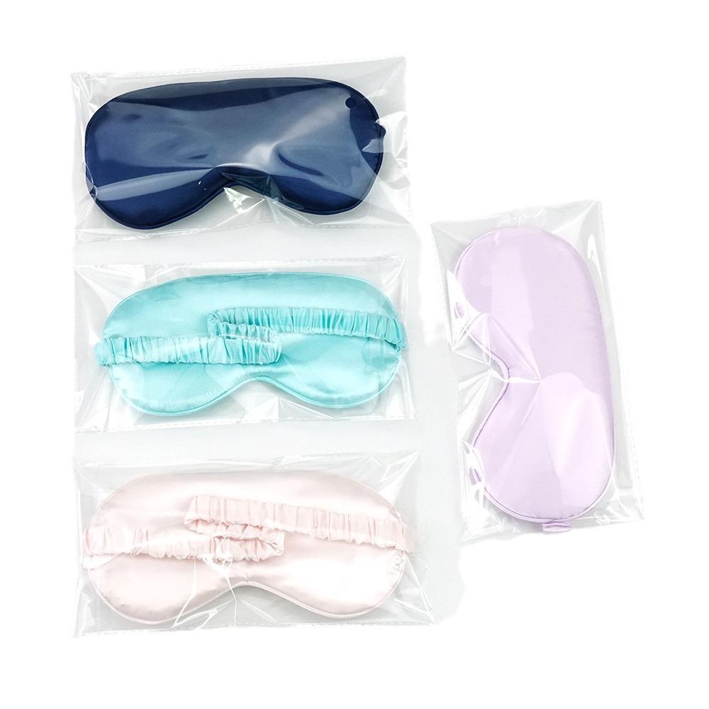 Double-Sided Mulberry Silk Eye Mask: Light-Blocking, Breathable, Unisex with Elastic Strap