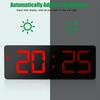 LED Digital Electronic Clock Backlight Large Number Alarm Clock Temperature Calendar Bedside Table Nightlight LED Clock Watch