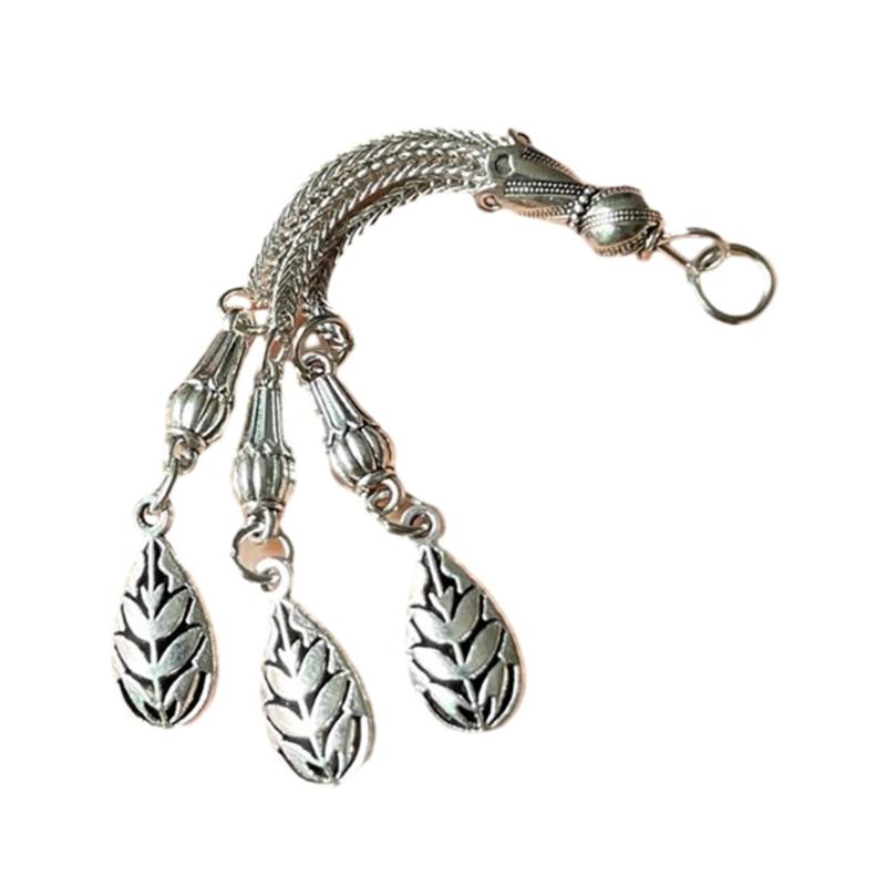 Antique Silver Plated Necklace Connectors Metal Brushes Pendant Accessories DIY Handmade Jewelry Making Supplies