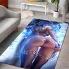 Multiple Sizes Sexy Anime Girl Carpet for Living Room Bedroom Bathroom Mat Creative Doormat Sofa Home Decor Large Size