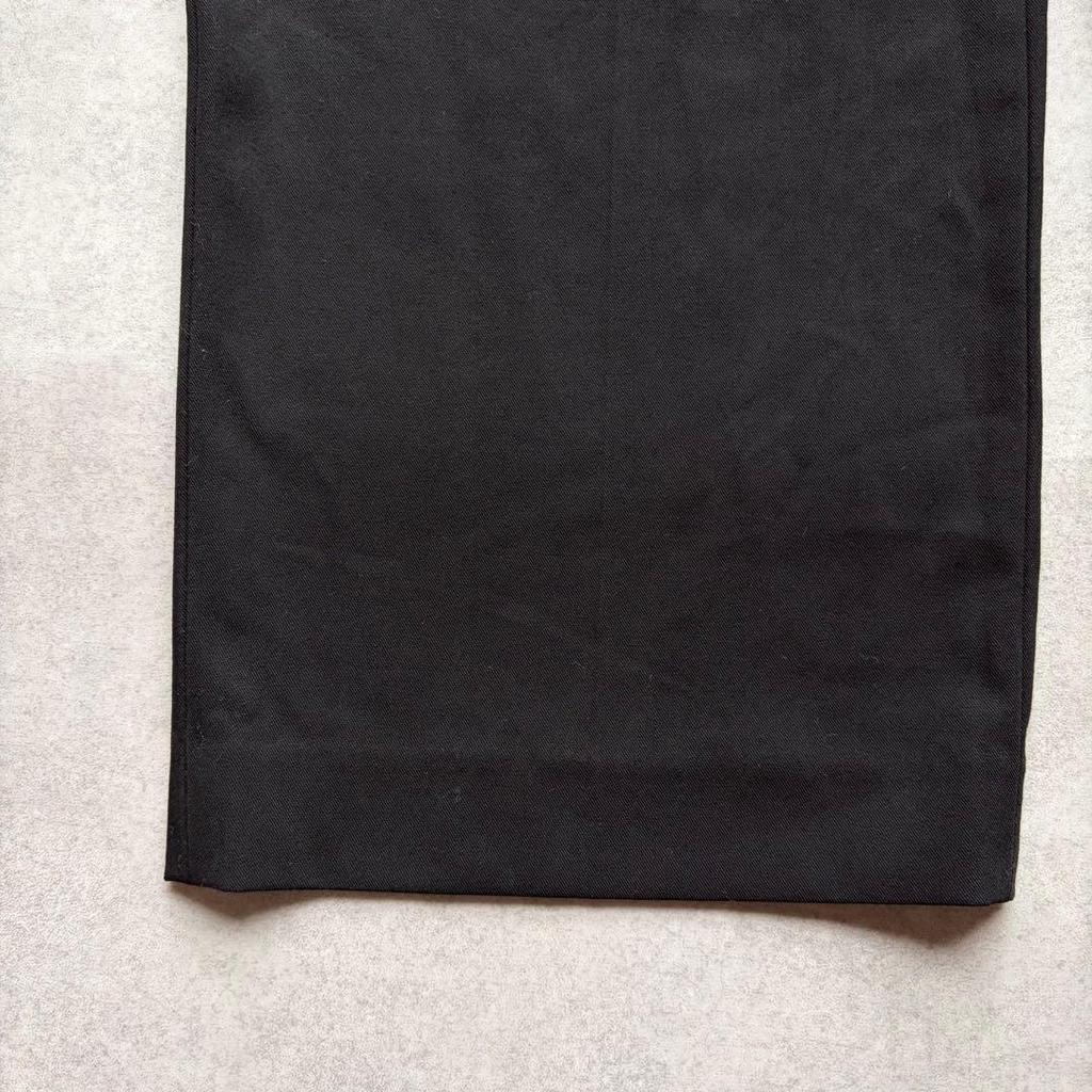 Used a544 Uniqlo Tuck Wide Pants Black M Slacks One-Tuck Black