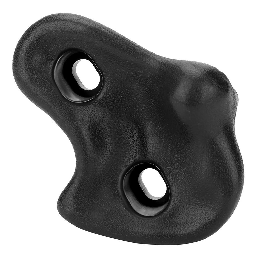 10PCS Plastic Textured Rock Climbing Stone Rocks Wall Stones Kids Assorted Kit Bolt Black