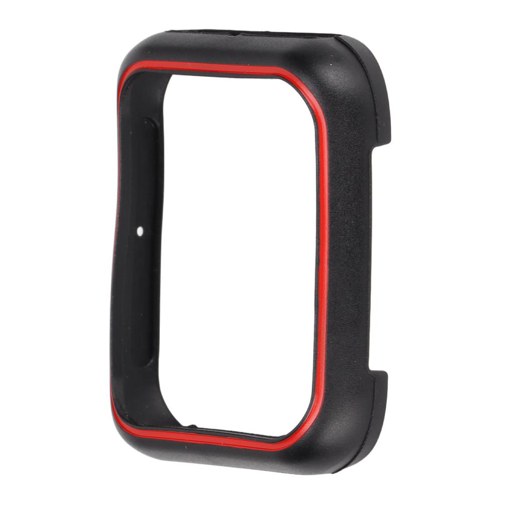 Soft TPU Protective Case for OPPO 2 46mm Watch Scratch Resistance Watch Protective CoverBlack Red
