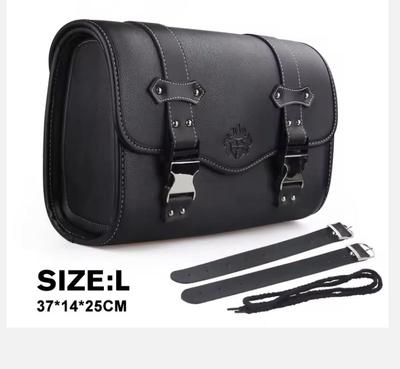Motorcycle Saddlebag Side Bag Retro PU Motorcycle Tool Bag For ADNOH Rebel 250 500 For Rebel 1100 300 For W400 W650 SR400 XL883L