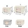 Large Capacity Striped Visible Storage Bag Non-Woven Fabric Quilt Storage Box  Quilt Storage