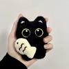 

Cute Plush Big Eyed Black Cat Doll Pendant Girl Backpack Doll Pendants Couple Bag Keychain Phone Charms… More