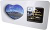 Ikeda Design Accessories Music Box Photo Frame/White (Song Title: Namie Amuro "Hero") Music Heart Frame 68025