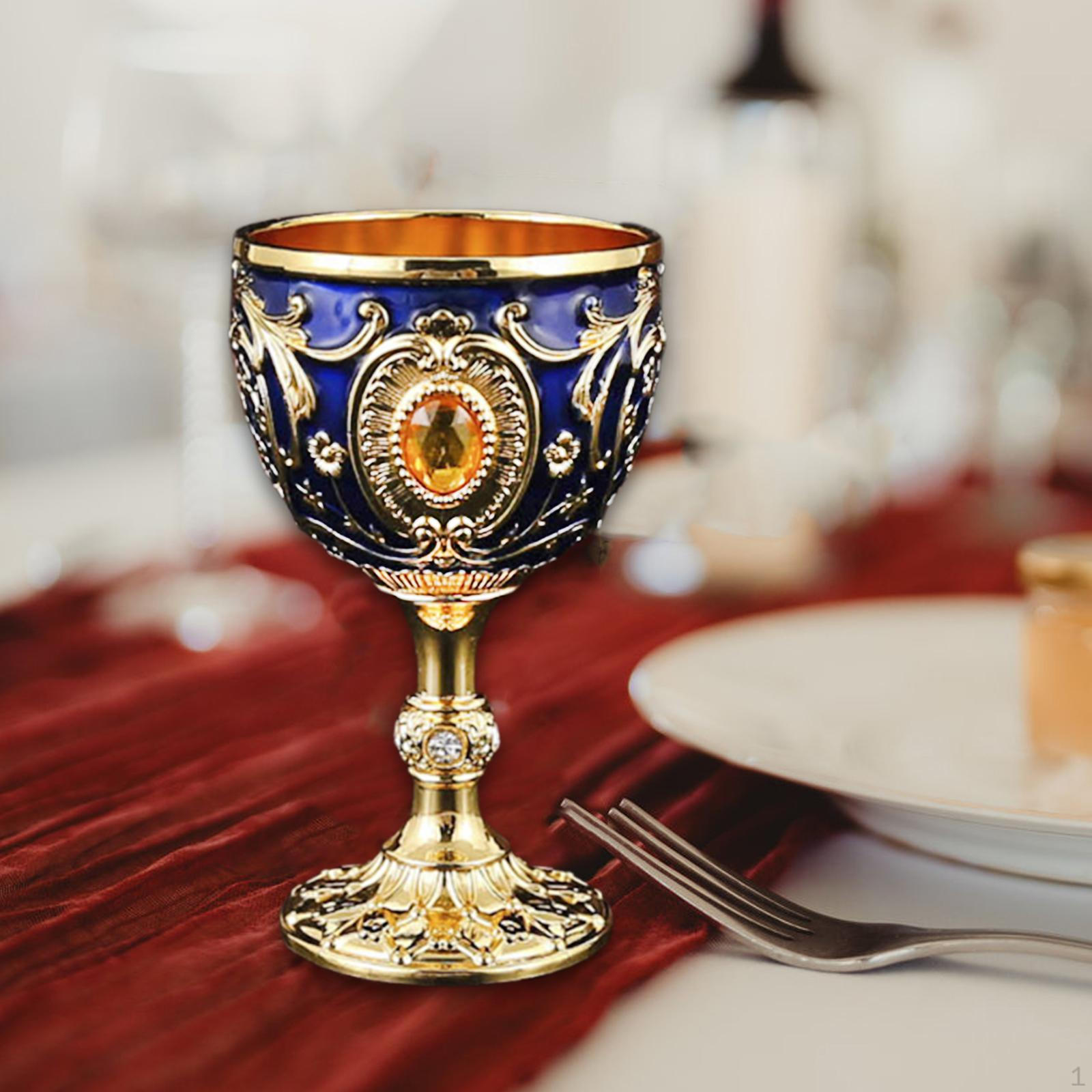 

Тисненый бокал для воды, коллекция питьевых стаканов, многоразовая посуда, металлический мини для праздничной вечеринки Gold Deep Blue