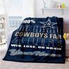Dallas Personalized Name Blanket Cozy Personalized Blanket Soft Warm Cozy Throw For Chair Couch Seaside Bedding Ideal for All Seasons