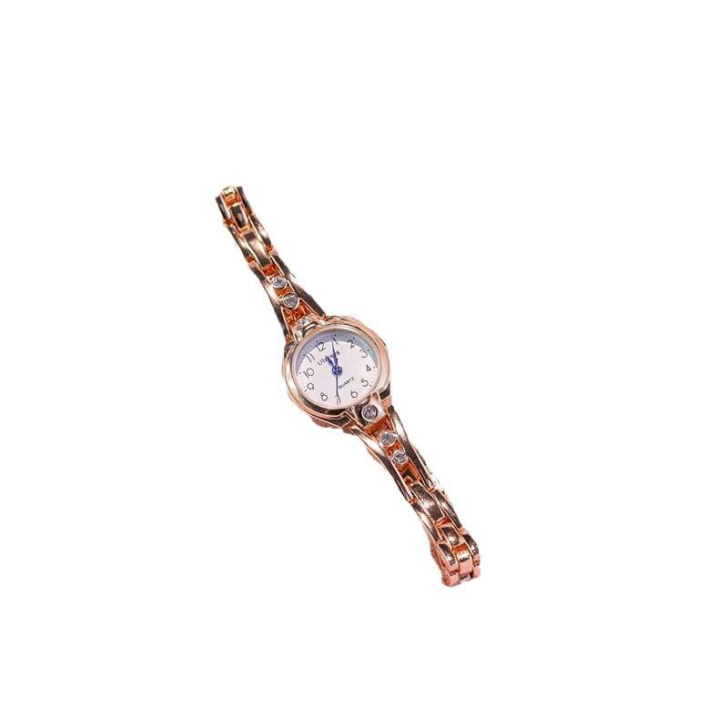 Gold Metal Bracelet Watch Female Student High Value Small Dial Fashionable Decoration Small Exquisite Simple