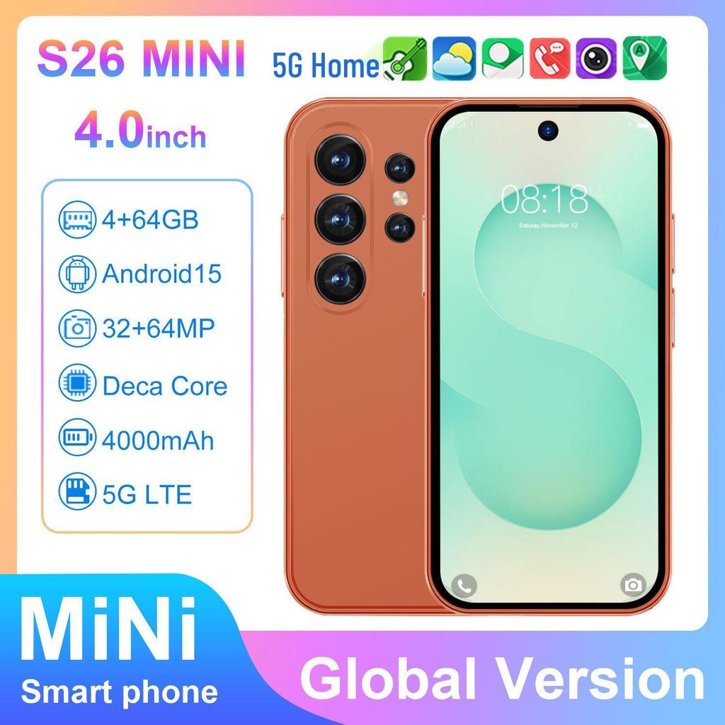 S26 Mini Mobile Phone 4+64G Android 4" Smartphone
