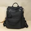 Women's Convertible PU Backpack - Multi-Way Tassel Shoulder Bag for Daily/Travel (Multi-Color Options)
