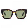 Off White Jackson Green Square Unisex Sunglasses Oeri13i 6055 50 Multi