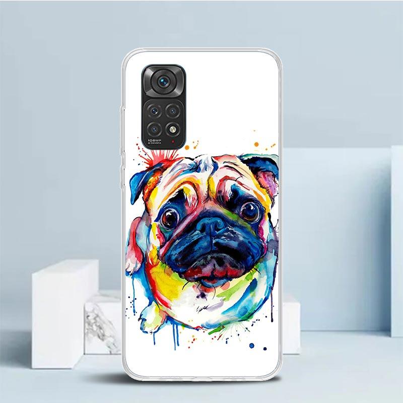 French Bulldog Dog Pug Phone Case For Xiaomi Redmi Note 15 14 14S 13 12S 12 Pro Plus 11S 11 11T 11E 10S 10 + Soft TPU Back Cover