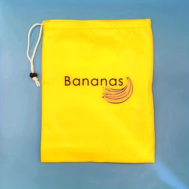 Borsa Gialla per Conservare le Banane, Mantiene le Banane Fresche più a Lungo, Leggera, Resistente, Lavabile, Borsa per la Conservazione di Frutta e Verdura