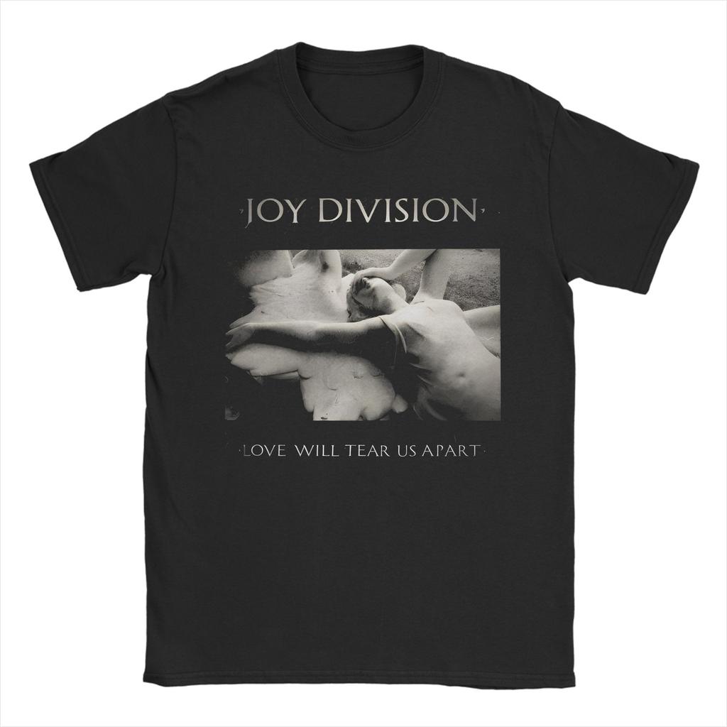 Retro Joy Division Japanese  Tshirts For Men Women 100%Cotton Short Sleeve Punk Rock Goth Crewneck Summer TopsTops