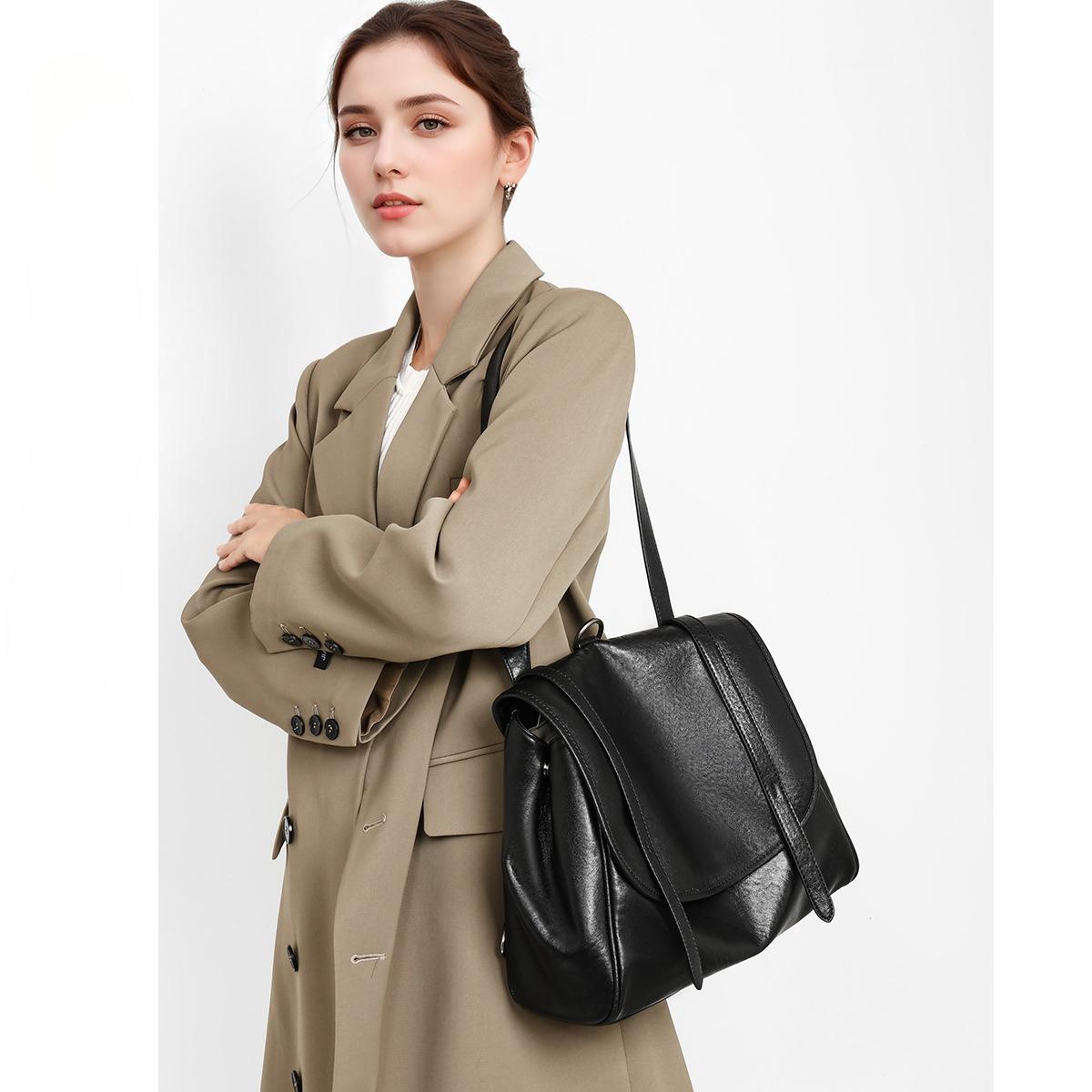 

Commuting Retro Backpack, Casual Backpack, Travel Bag for Outings чорний