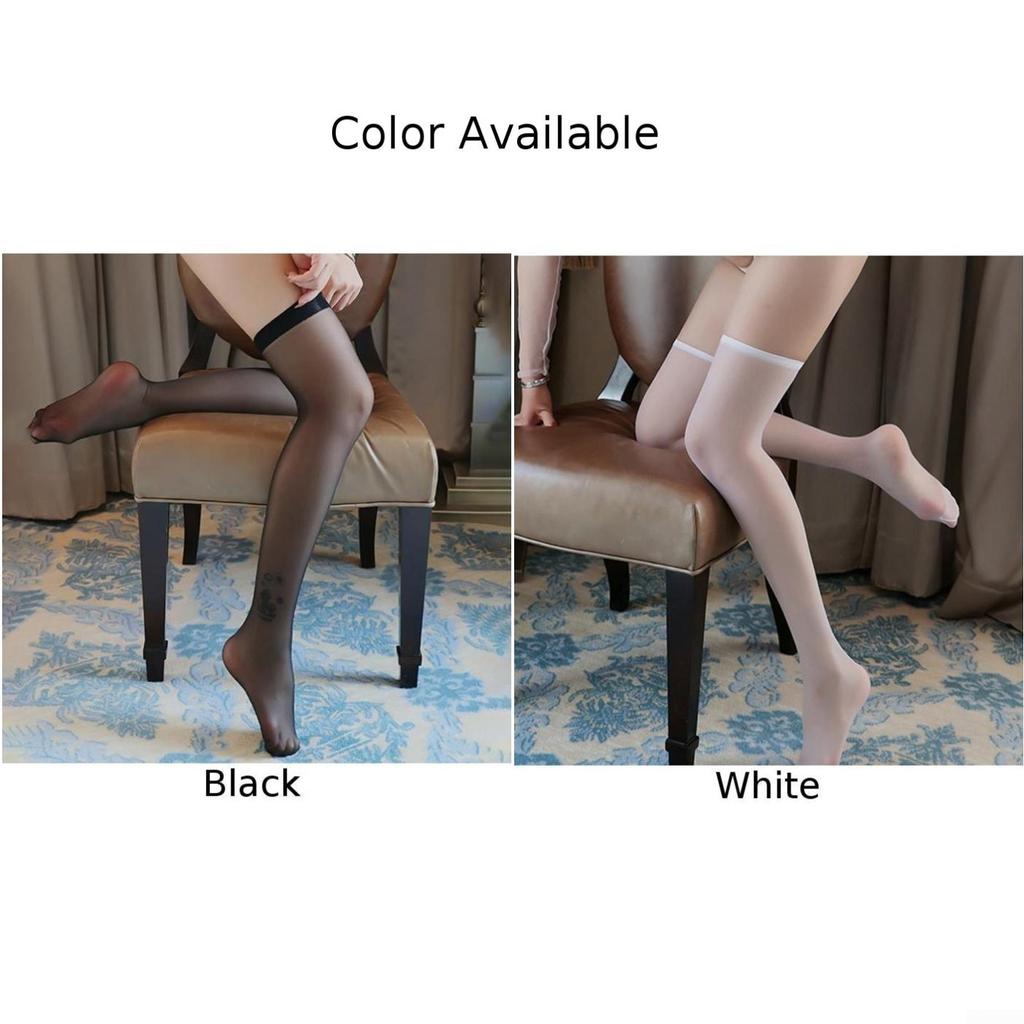 Sock Mesh Sheer Stockings Thigh Knee Elastic Socks