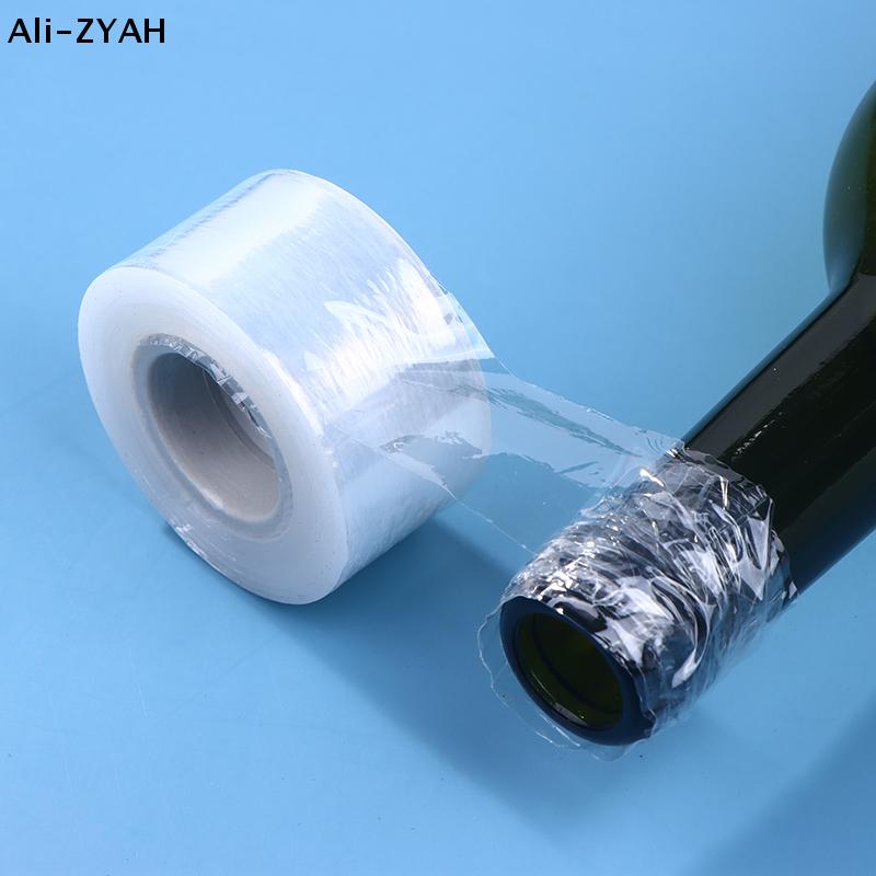 (YY)2025 1Pc 3/6/8cm Leak-Proof Stretchable Wine/Liquor Bottle Seal Anti-Evaporation Anti-Aging White Film for Secure Storage