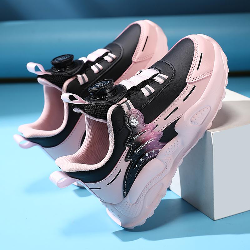 Herbst Winter Kinder Anti-Rutsch Leder Sneaker für 5-16 Jahre Jungen Mädchen Leichte Lässige Lauf Tennis Schulschuhe