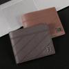 Retro Short Style Men's Leather Wallet with Multi-Card Slots and Large Capacity Coin Pouch