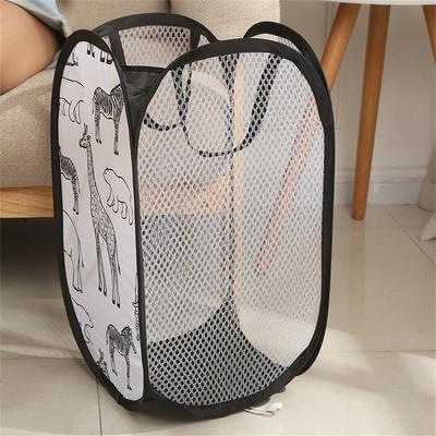 Cesto Portabiancheria Sporca in Rete Traspirante Visualizzabile Materiale in Nylon Bagno Contenitore Vestiti Sporchi Cesto Vestiti Sporchi