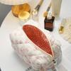 Cute Bow Make Up Bag Cute Bow Knot Pattern Toiletries Bag Travel Make Organizer Zipper Pouch, Quilted Cosmetics Bag, Stylish Foldable Commuter