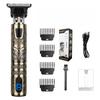 Professional Hair Clipper with LED Display, Electric Shaver, Beard Trimmer, USB-C Charging Cordless Long Hair Trimmer with Comb/beard Trimmer Kit