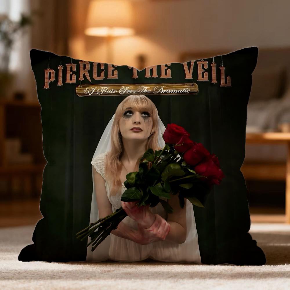 Popular PPierce The Veiler Cushion Cover Soft Washable Pillow Case Multi-Scene for Couch Bed Travel Office Use
