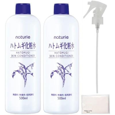 Naturie Hatomugi Skin Lotion Spray Head (2 Lotions + 1 Spray)